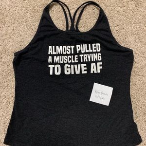 “I almost pulled a muscle trying to give AF”